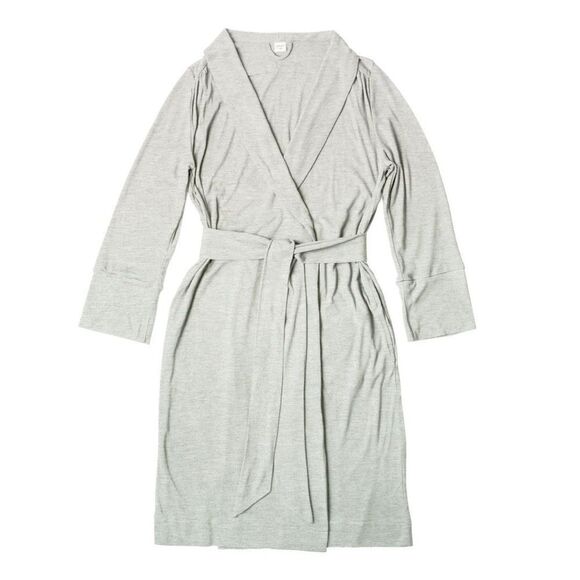 NWT Goumi Kids Mom Robe Storm Gray XS/S Bamboo Organic Cotton Pockets Maternity - Picture 1 of 3